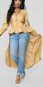 FASHION NOVA HI LO TOP
